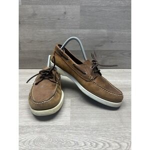 GH Bass Genuine Leather Boat Shoes. Mens Size 9.5M. Heritage Collection. T 047